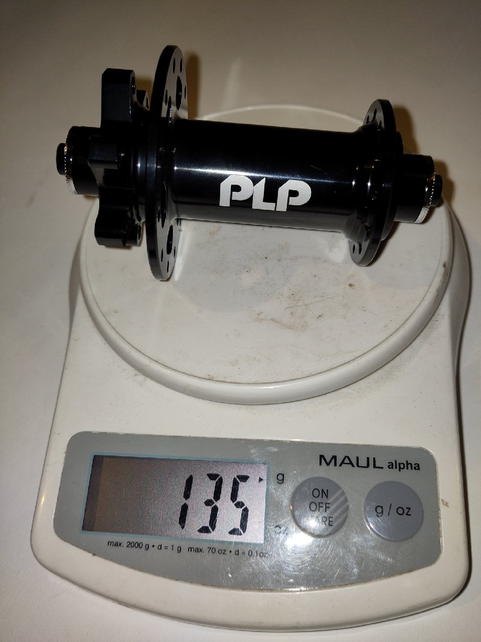 PLP Disc Vorderradnabe 24/28/32 Loch ultraleicht