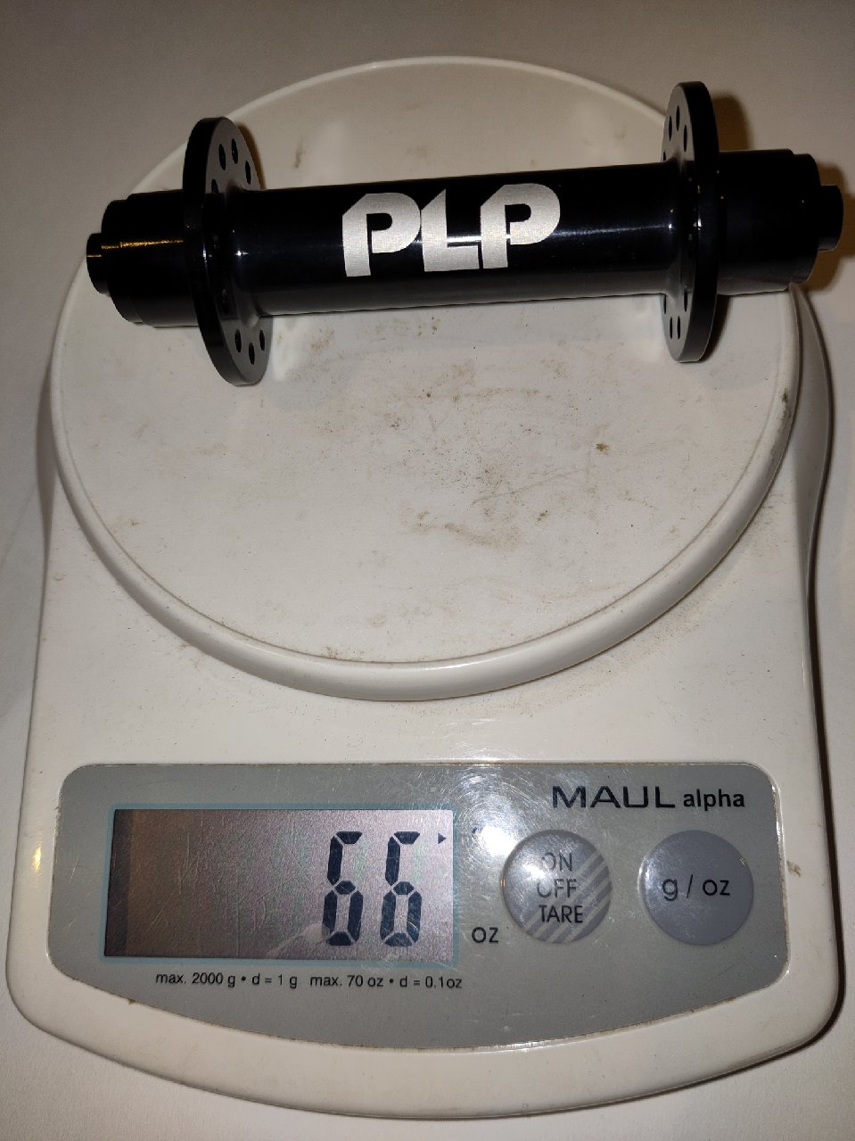 PLP Vorderradnabe 24/28 Loch ultraleicht 66 g
