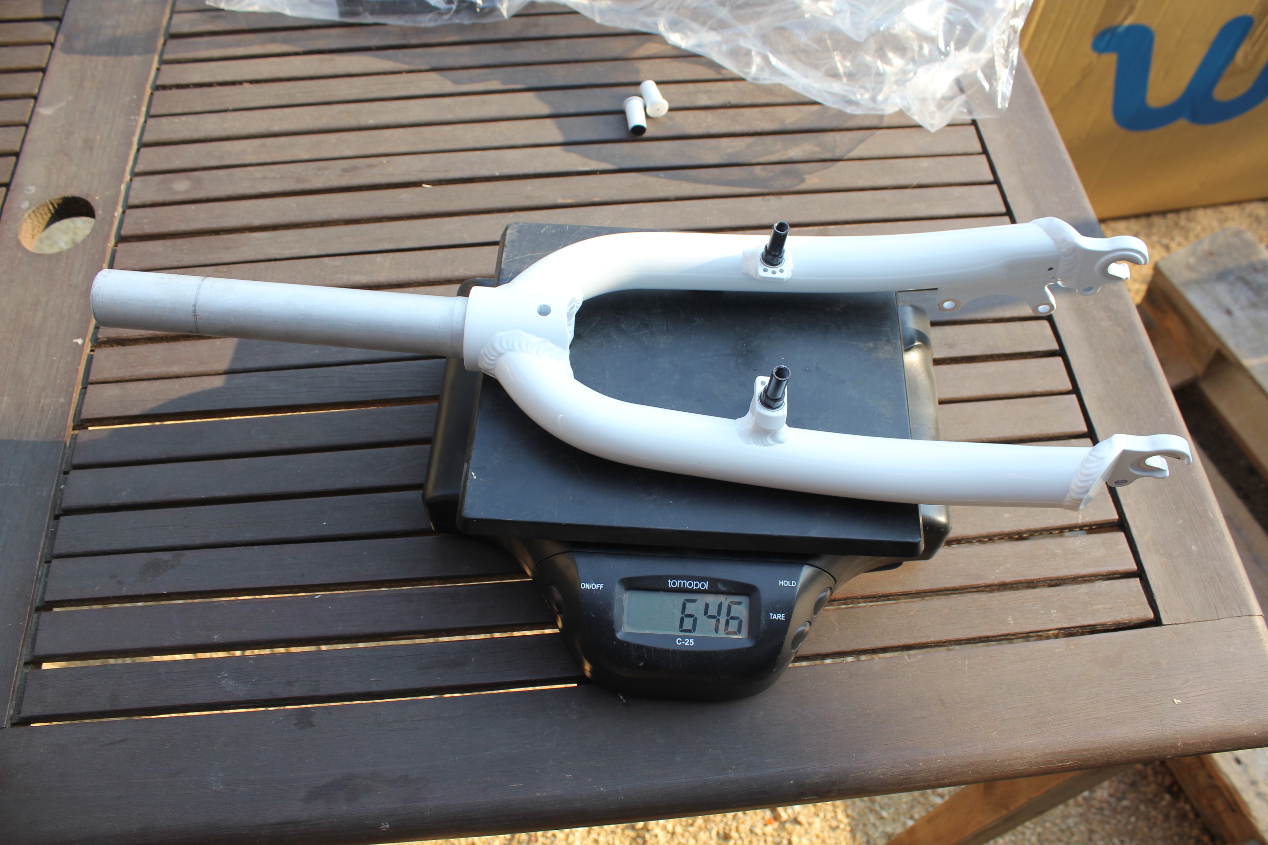 20" Kania Gabel weiss V-/Disc-Brake