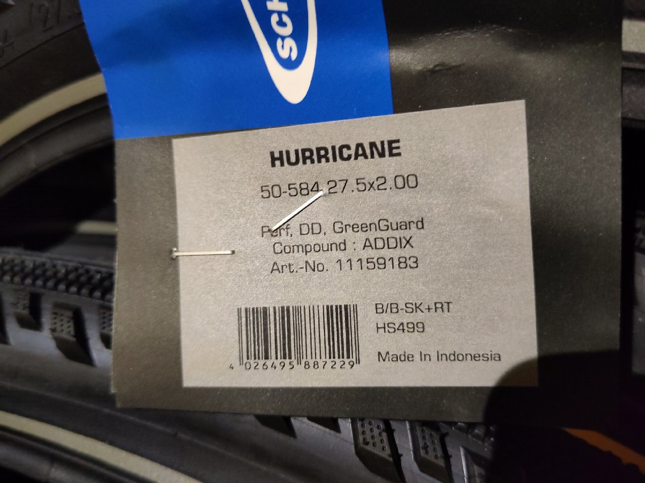 Schwalbe Hurricane Performance 50-584 Addix