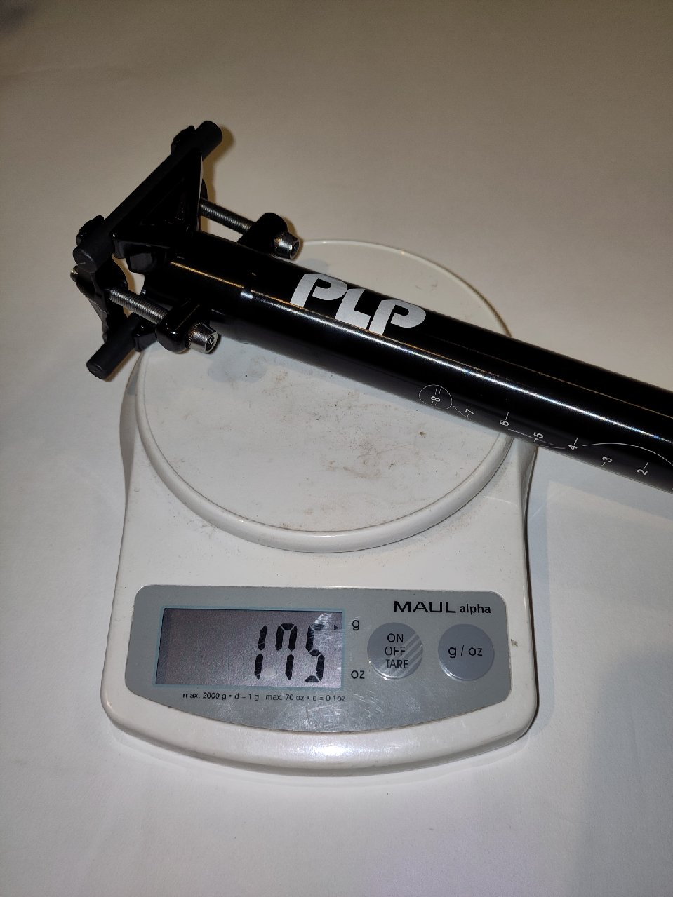 Pyrobikes PLP Leicht-Sattelstützen 27,2 mm mit Logo