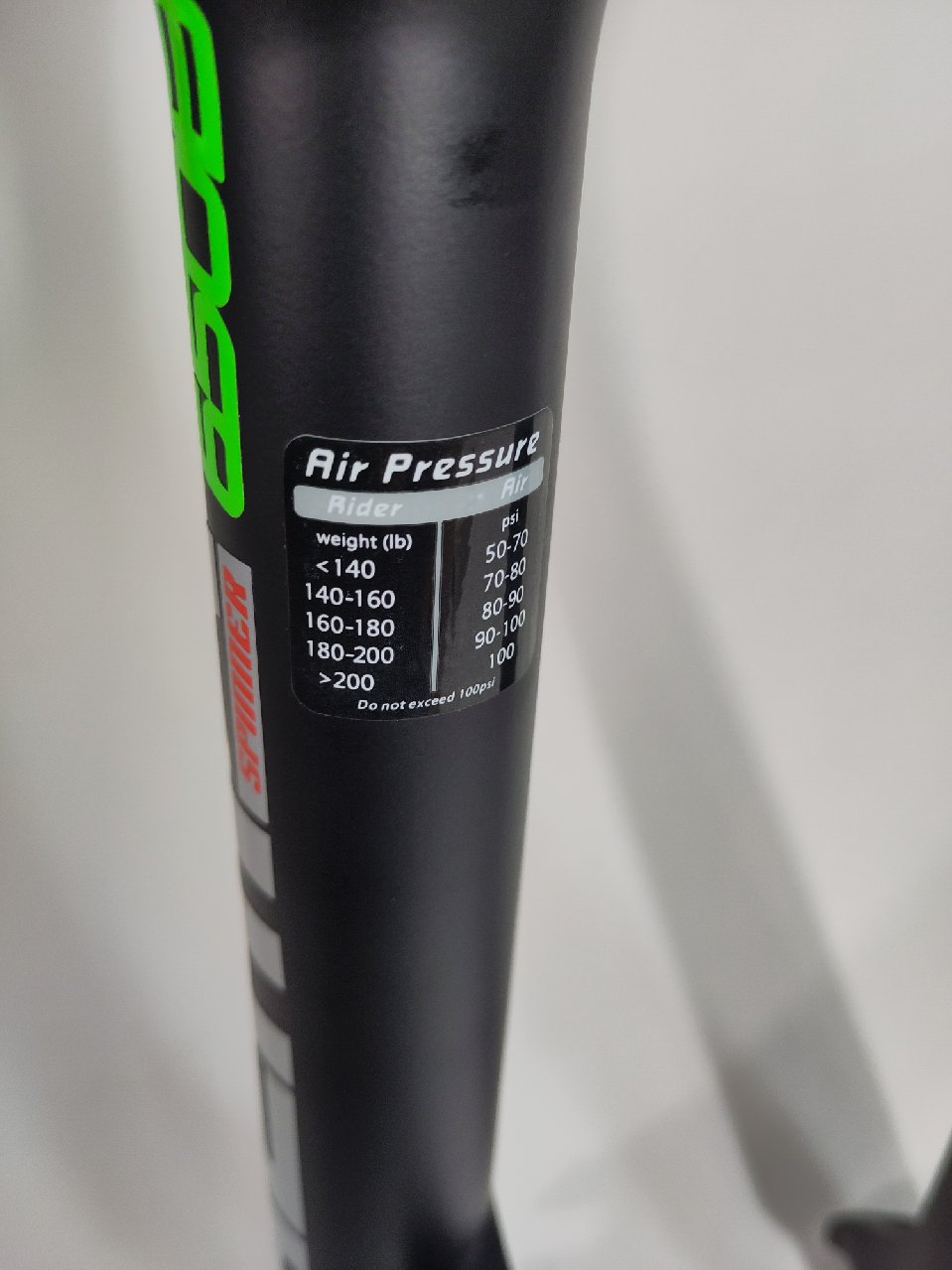 27,5" Federgabel Spinner Aeris RLC, tapered