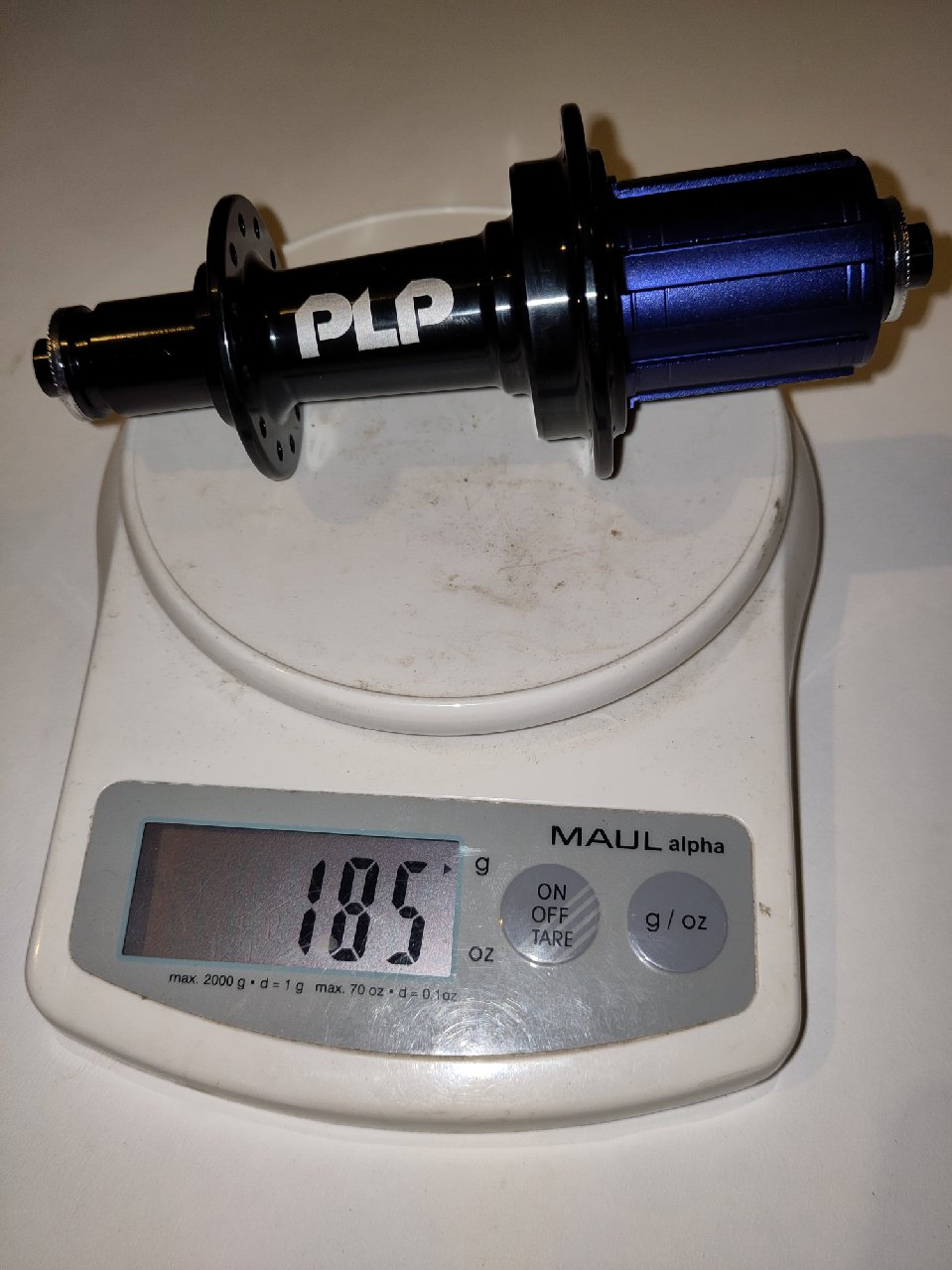 PLP Hinterradnabe 24/28 Loch ultraleicht 185g